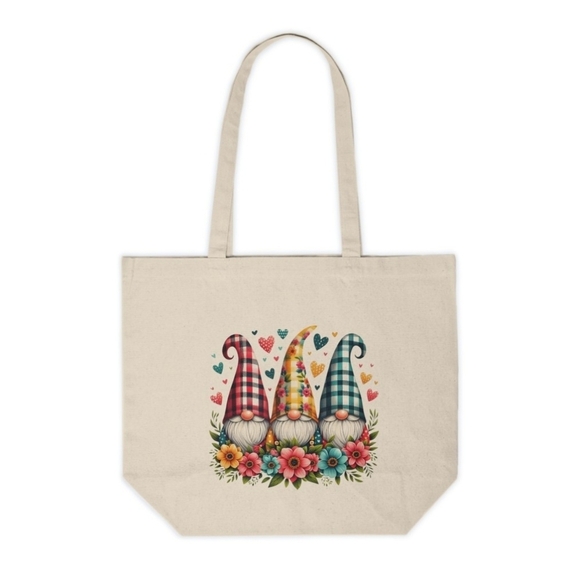 Spring Garden Gnome Custom Tote Bag - Picture 1 of 4